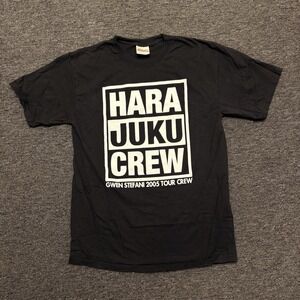 Vintage 2005 Gwen Stefani Harajuku Lovers CREW TOUR Shirt Size Medium Pop Grunge